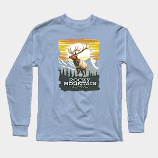 Rocky Mountain National Park Elk Long Sleeve T-Shirt